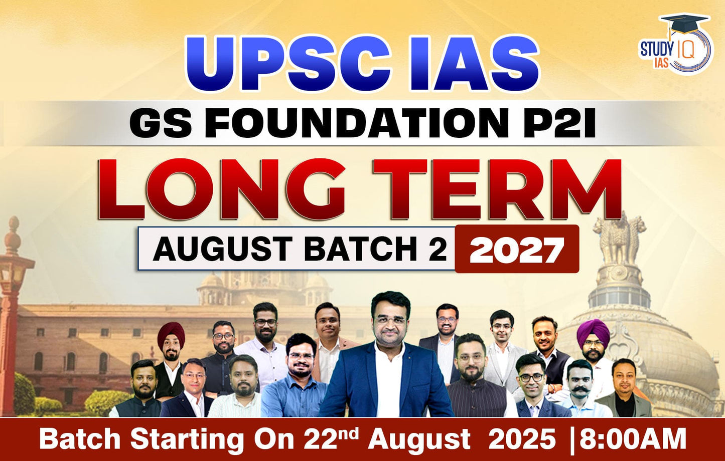 UPSC IAS Live GS P2I Foundation 2027 Long term August Morning Batch
