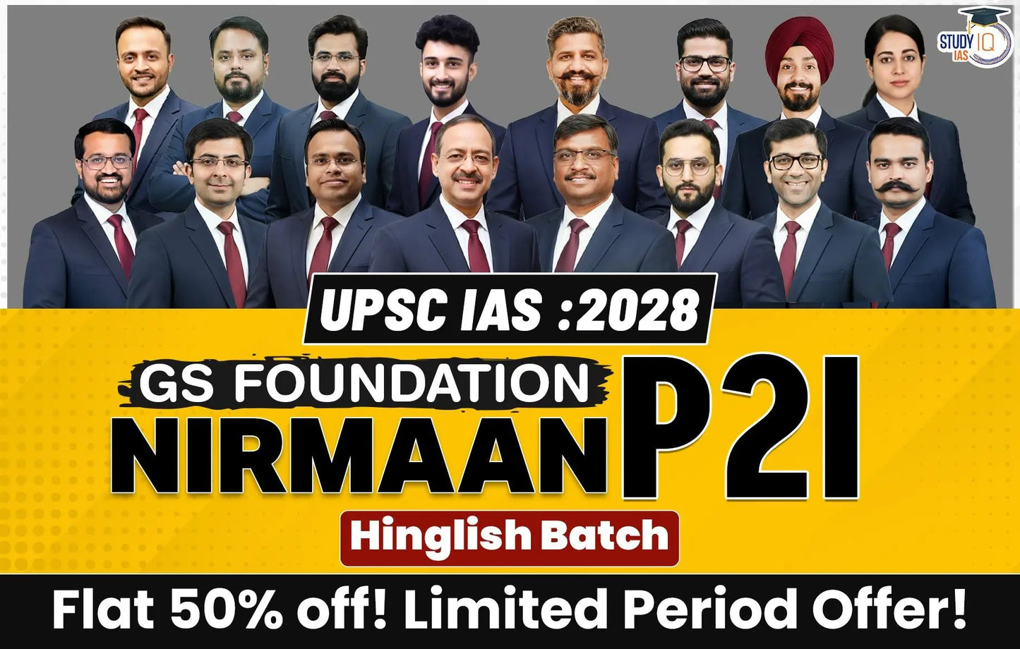 UPSC IAS Live GS P2I Foundation 2028 Nirmaan February Morning Batch (Platinum)