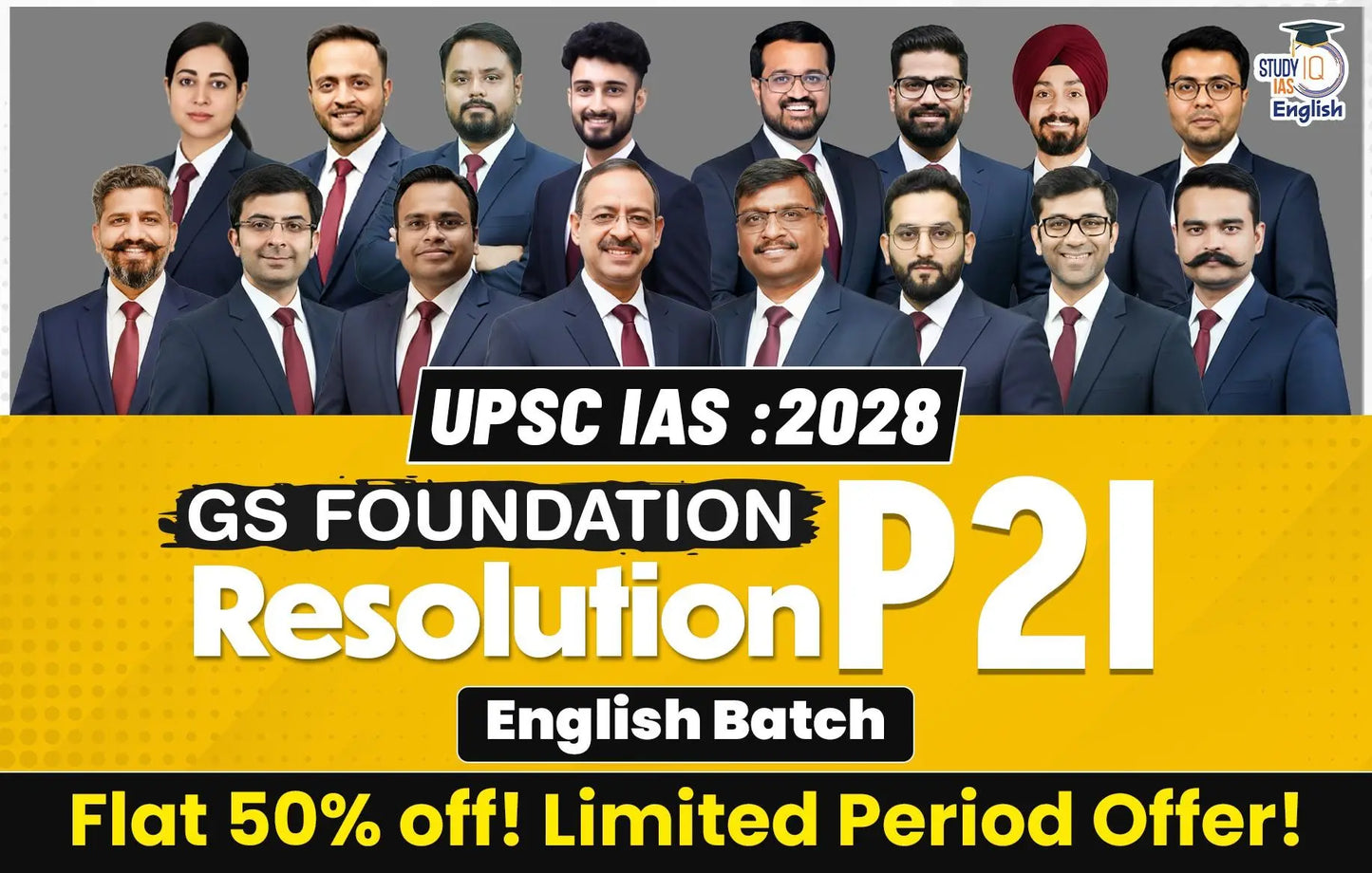 UPSC IAS Live GS P2I Foundation 2028 Resolution February Morning English Batch (Platinum)