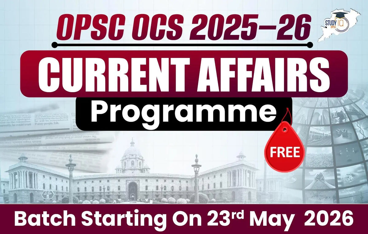 Free OPSC OCS 2025–26 Current Affairs Programme