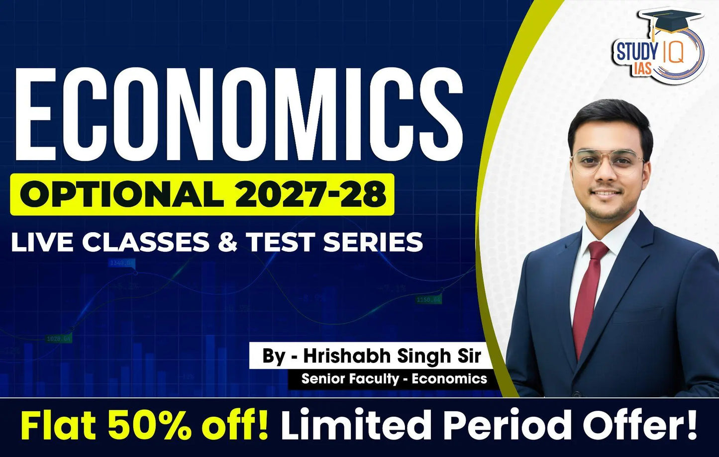 UPSC IAS (Mains) Economics Optional Live 2027-28 (Comprehensive) February Batch By Hrishabh Singh (Gold)
