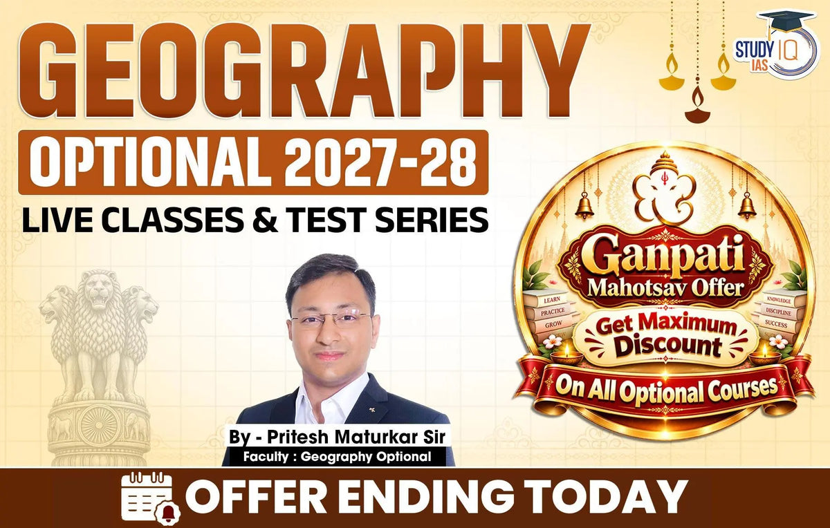 UPSC IAS (Mains) Geography Optional Live 2027-28 (Comprehensive) September Batch By Pritesh Maturkar (Standard)