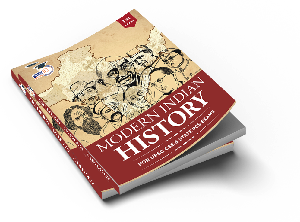 Modern Indian History For UPSC 2025 Civil Services Exam & For State PCS Exams (Paperback, StudyIQ Publications)