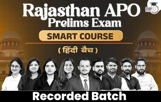 Rajasthan APO Prelims Hindi Batch