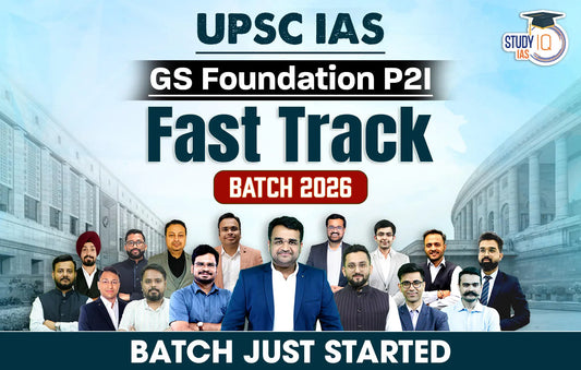 UPSC IAS Live GS P2I Foundation 2026 Fast Track Batch (Diamond)