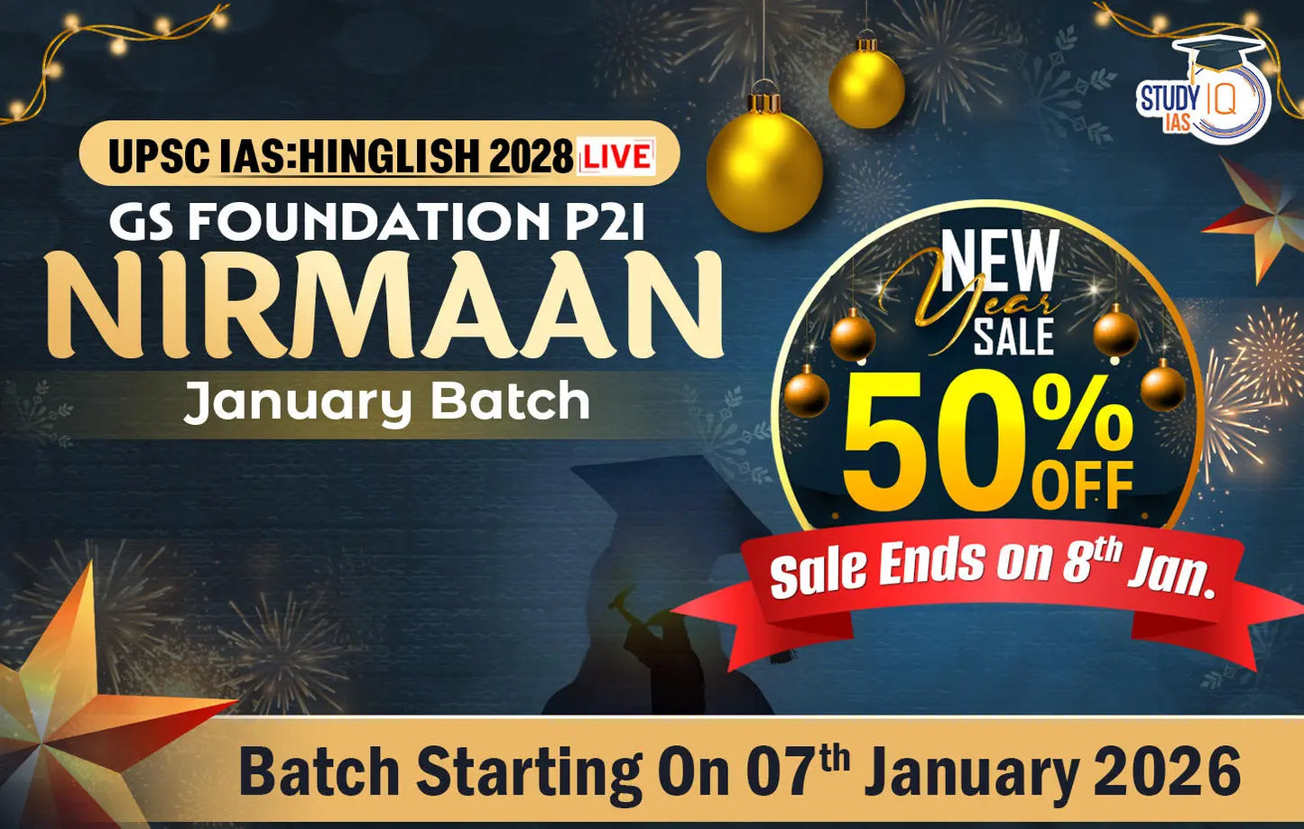 UPSC IAS Live GS P2I Foundation 2028 Nirmaan January Batch