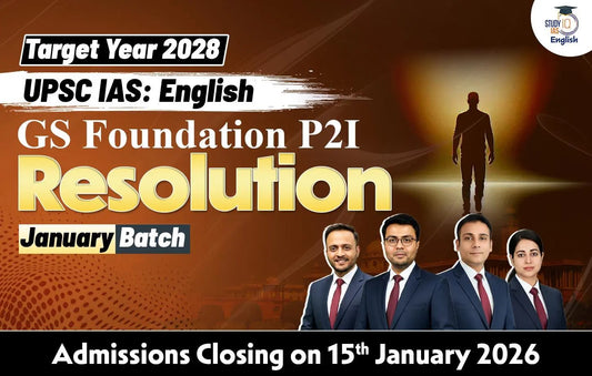 UPSC IAS Live GS P2I Foundation 2028 Resolution January English Batch