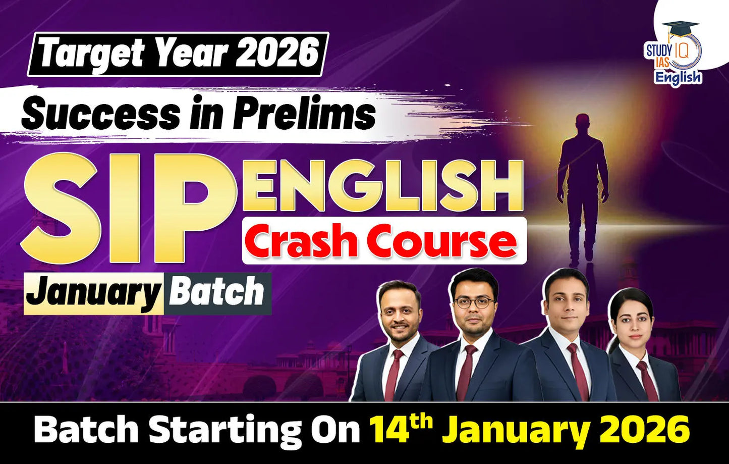 UPSC IAS Live SIP 2026 Crash Course January English Batch