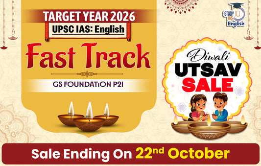 UPSC IAS Live GS P2I Foundation 2026 Fast Track English Batch (Diamond)