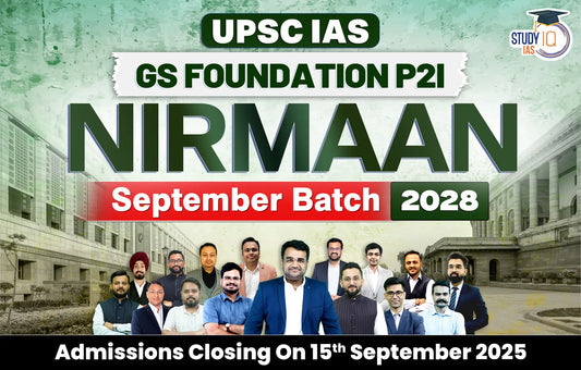 UPSC IAS Live GS P2I Foundation 2028 Nirmaan September Batch