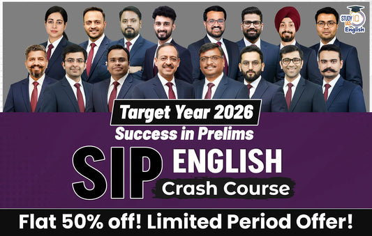 UPSC IAS Live SIP 2026 Crash Course February English Batch