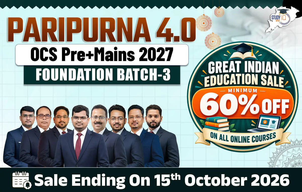 Paripurna 4.0: OPSC OCS 2026-2027 (Pre + Mains) Foundation Batch