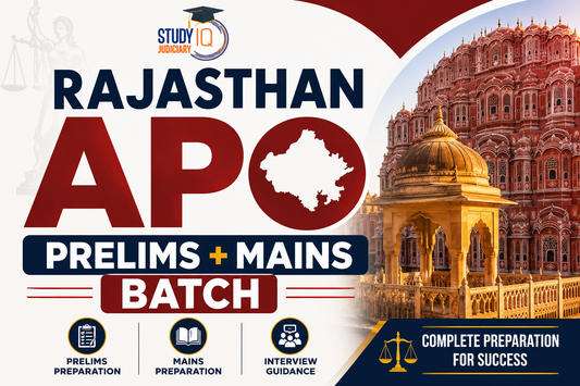 Rajasthan APO (Prelims + Mains) Batch