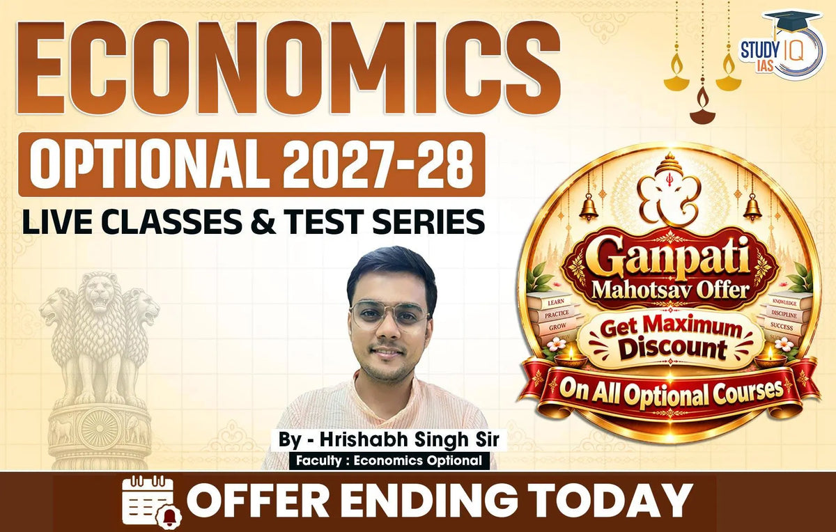 UPSC IAS (Mains) Economics Optional Live 2027-28 (Comprehensive) September Batch By Hrishabh Singh (Standard)