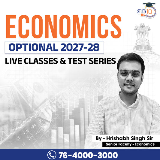 UPSC IAS (Mains) Economics Optional Live 2027-28 (Comprehensive) June Batch By Hrishabh Singh (Gold)