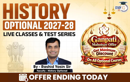 UPSC IAS (Mains) History Optional Live 2027-28 (Comprehensive) September Batch By Rashid Yasin (Standard)